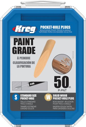 KREG ® dugó tömör fából  -  50 db - festhető kivitel